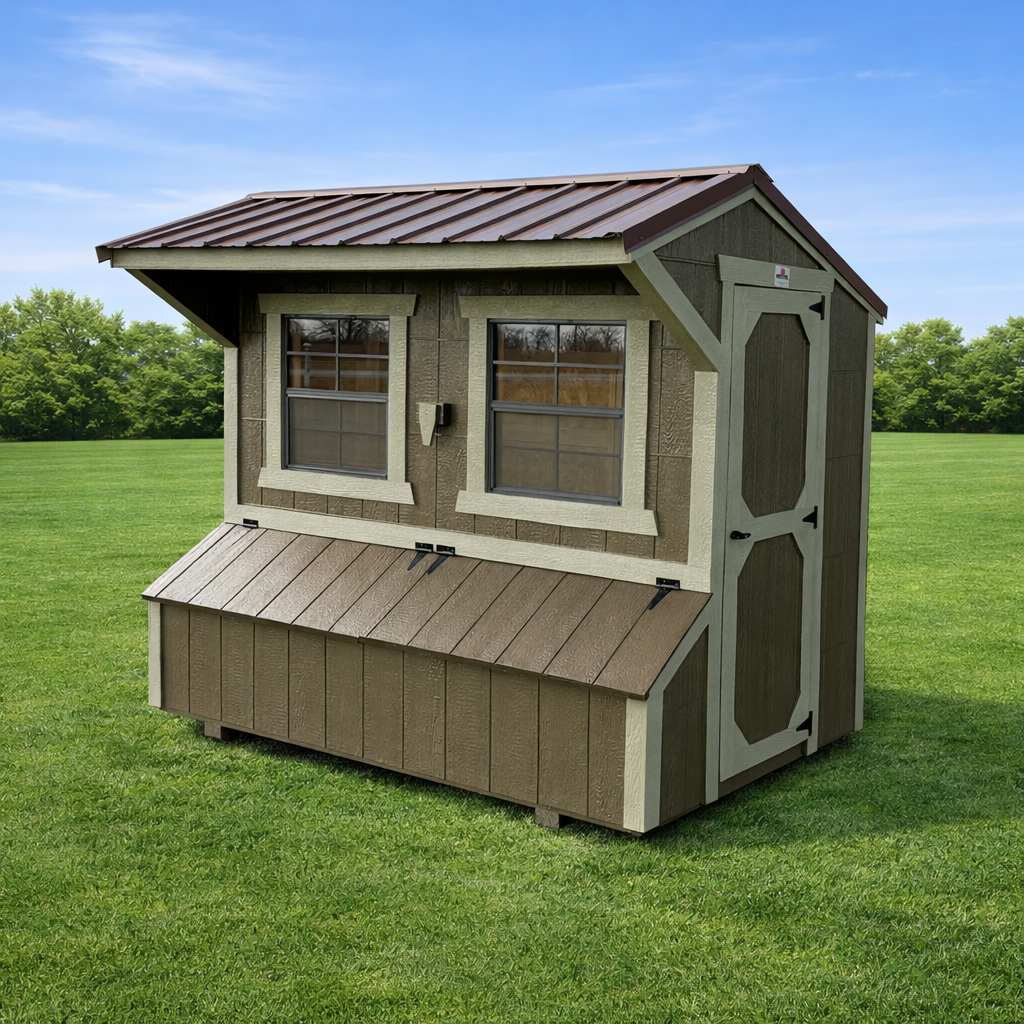 6' x 8' 6x8 Compact Chicken Coop & Storage in Caledonia, NY - Gigglin Pig for sale in Caledonia, NY